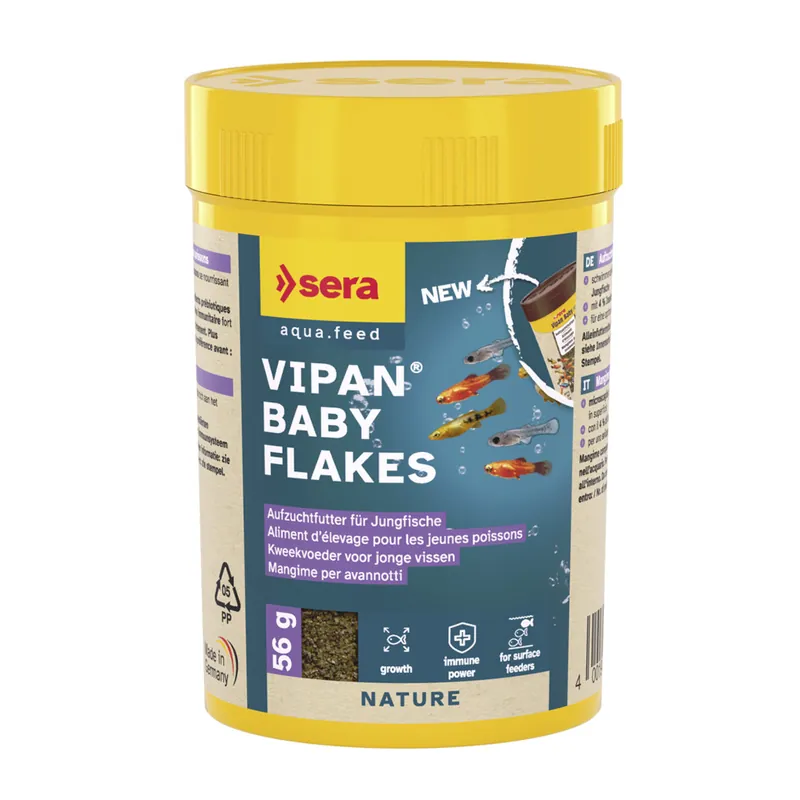 Sonderaktion sera Vipan Baby Flakes 100 ml -Mikro Flocken für Jungfische-